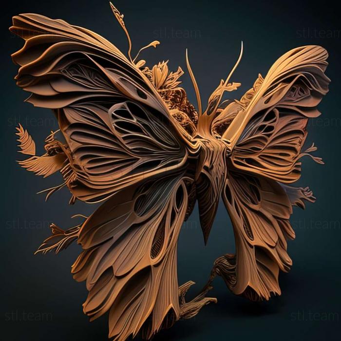 3D model Papilio polytes (STL)